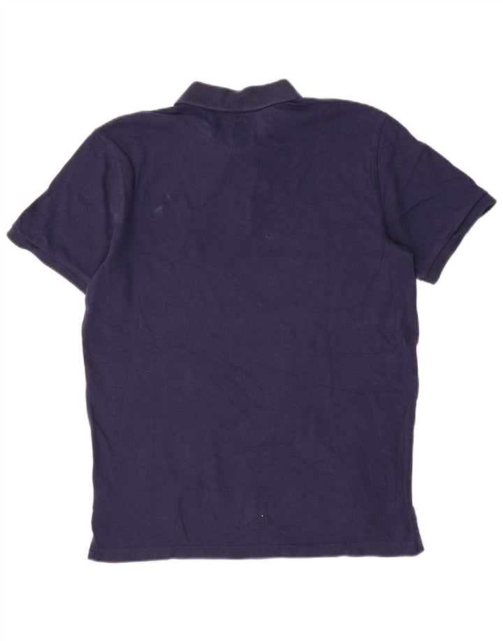 Camisa polo masculina Gap de algodão azul marinho médio