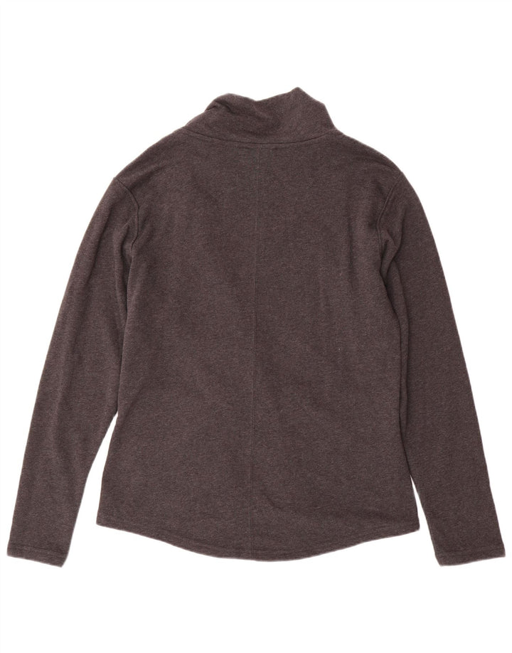 PUMA Womens Tracksuit Top Jacket UK 14 Grande Algodão Cinza