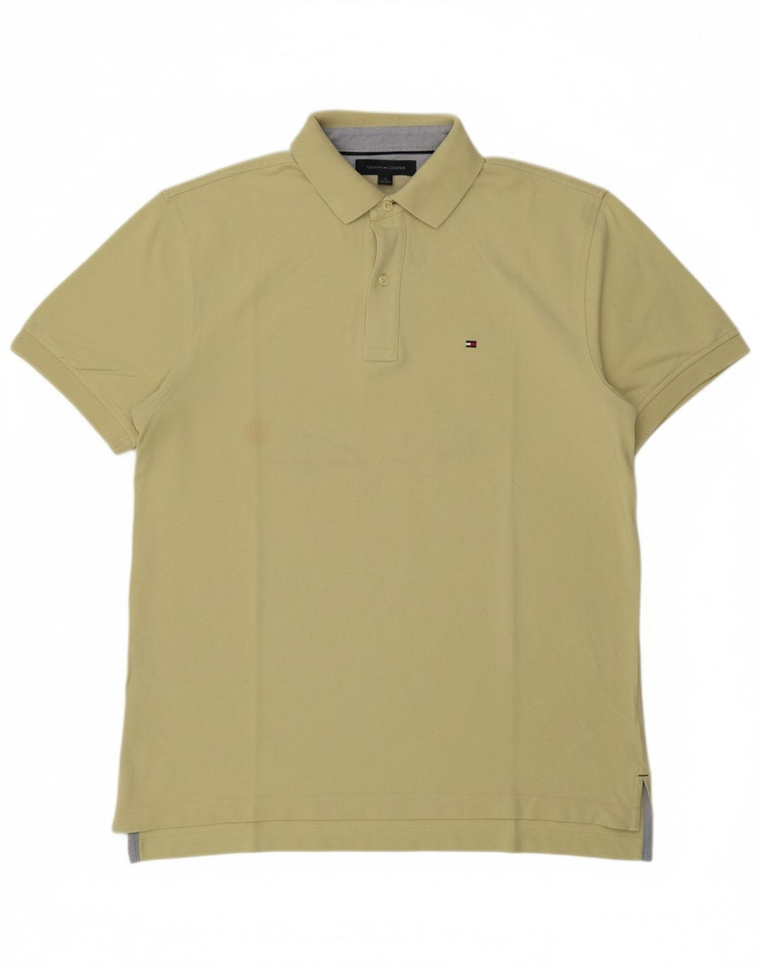 Camisa polo masculina TOMMY HILFIGER médio amarelo