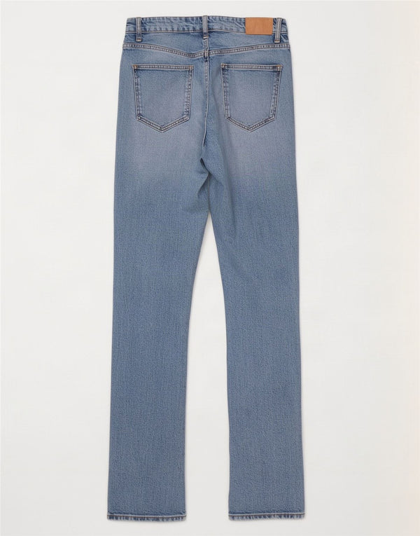 Zara Jeans skinny feminino de cintura alta EU 40 médio W30 L33 algodão azul