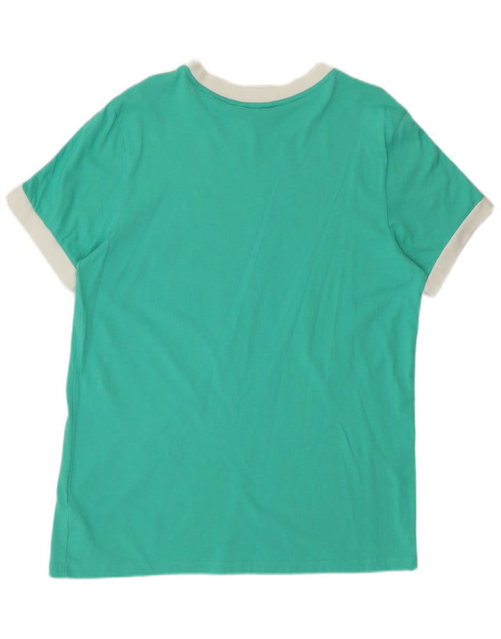 Camiseta feminina ADIDAS UK 16 grande algodão verde
