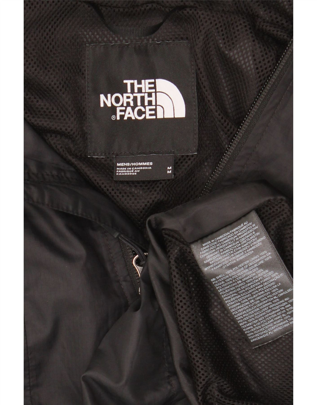 Jaqueta de chuva masculina com capuz The North Face Reino Unido 38 Médio Preto