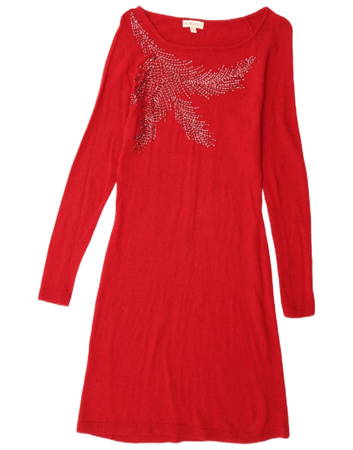 Vestido feminino MONSOON UK 8 pequeno vermelho
