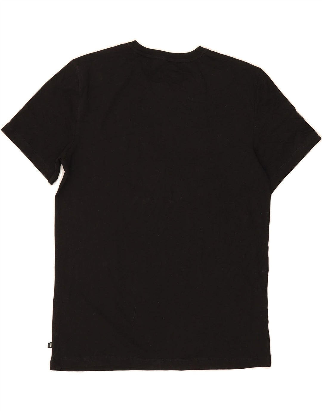 TED BAKER Mens Graphic T-Shirt Top Medium Black Cotton Vintage Ted Baker and Second-Hand Ted Baker from Messina Hembry 