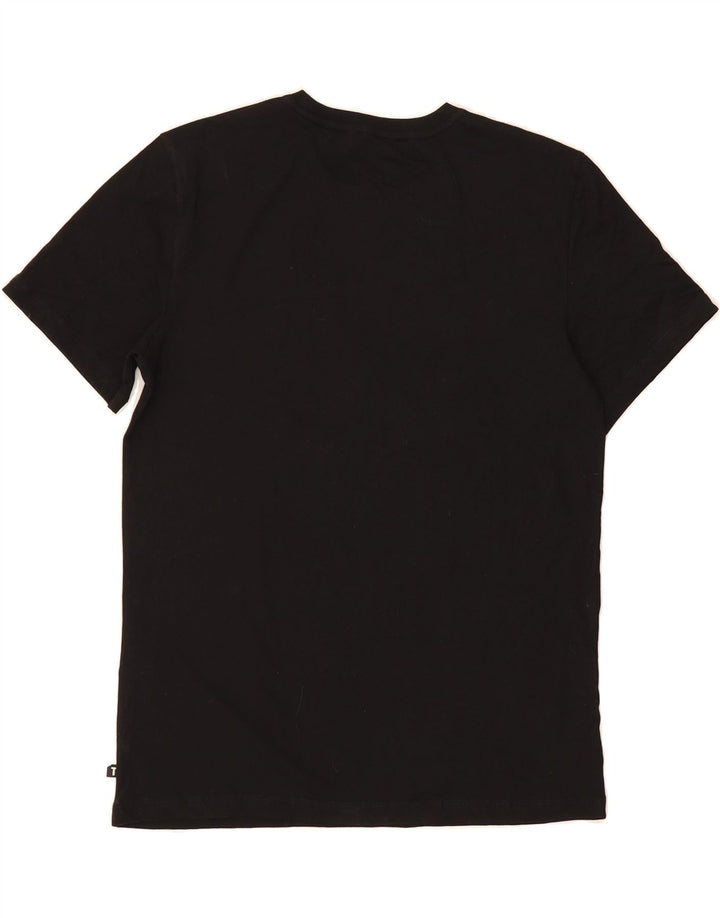 TED BAKER Mens Graphic T-Shirt Top Medium Black Cotton Vintage Ted Baker and Second-Hand Ted Baker from Messina Hembry 