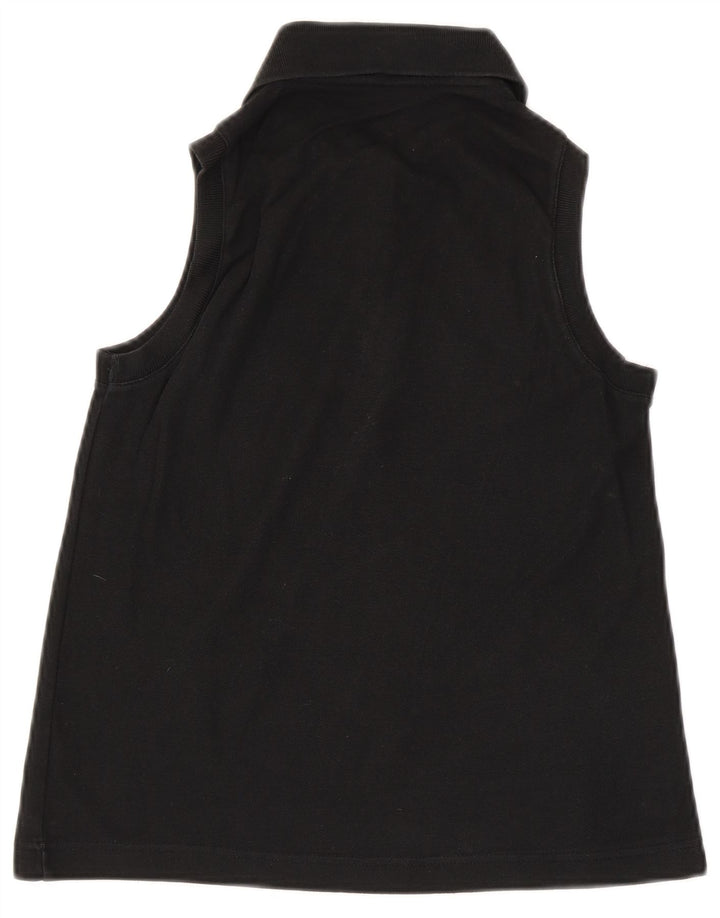 Camisa polo feminina sem mangas Fila IT 42 algodão preto médio
