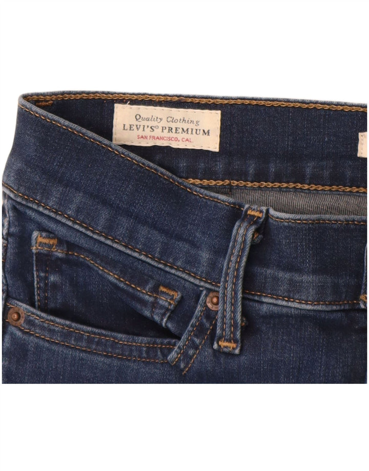 Jeans skinny feminino LEVI'S W27 L30 algodão azul