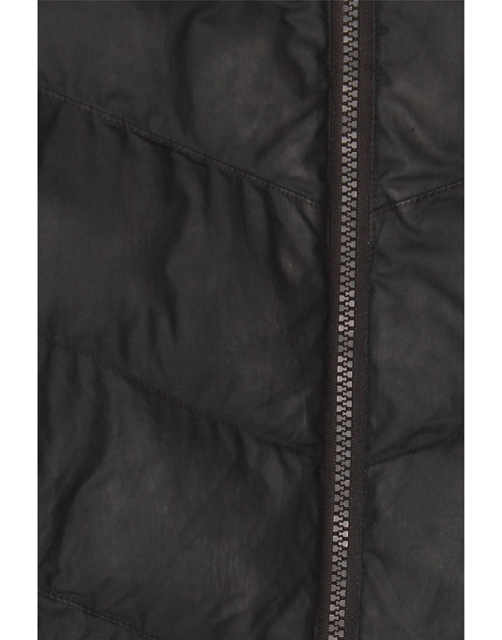 Jaqueta acolchoada com capuz Nike Boys 10-11 anos poliéster preto médio