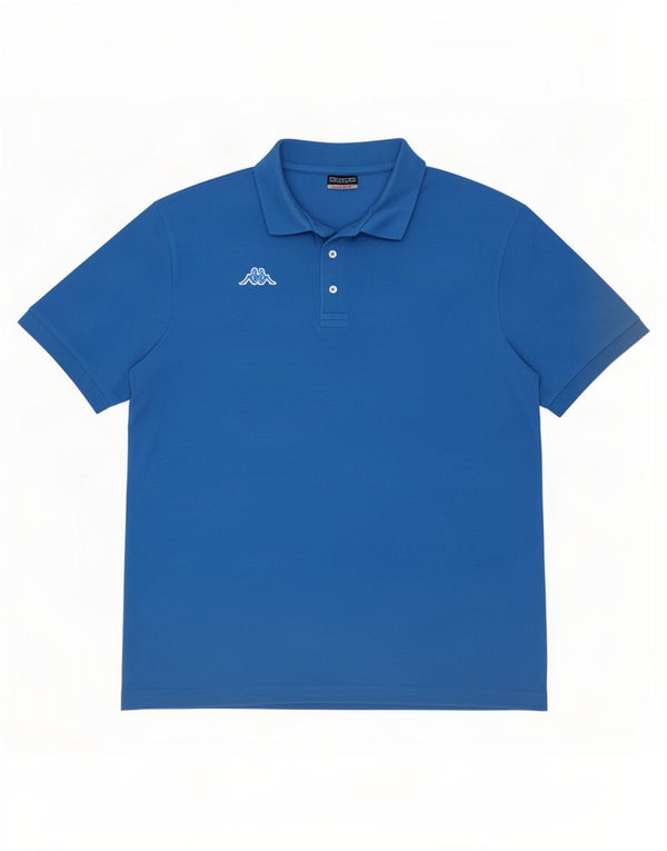 Camisa polo masculina Kappa XL algodão azul