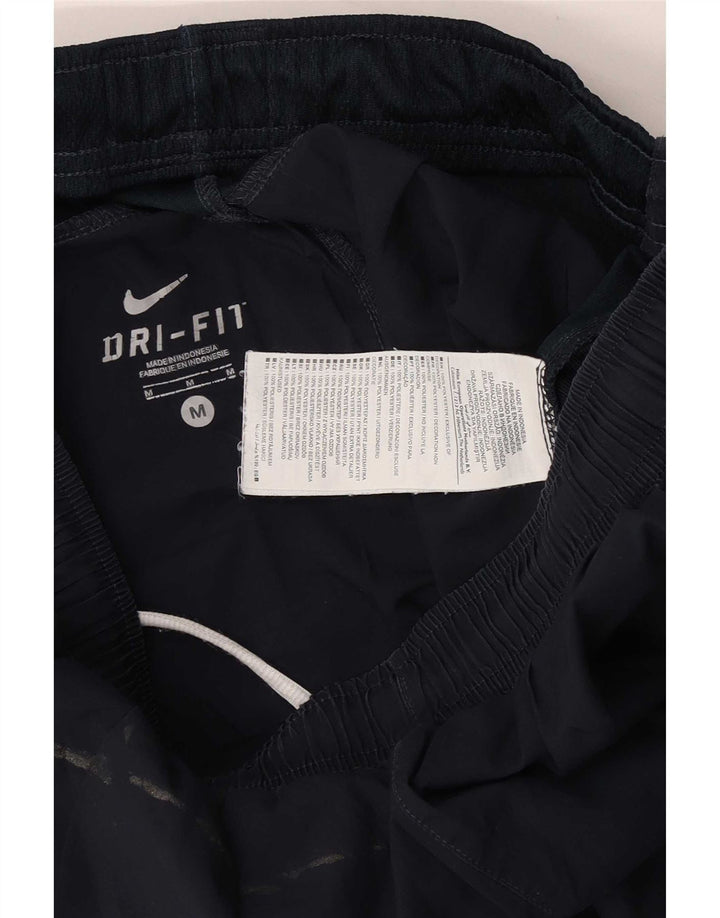 Shorts esportivos masculinos Nike Dri Fit médio azul marinho poliéster