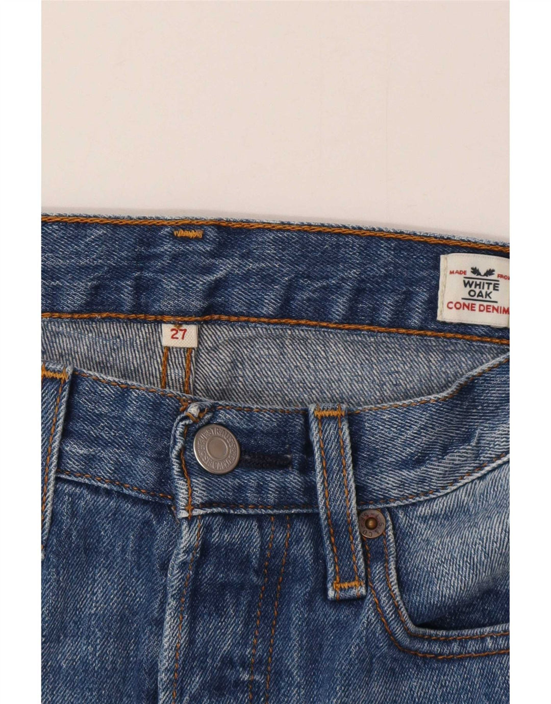 Jeans slim feminino Levi's W27 L26 algodão azul