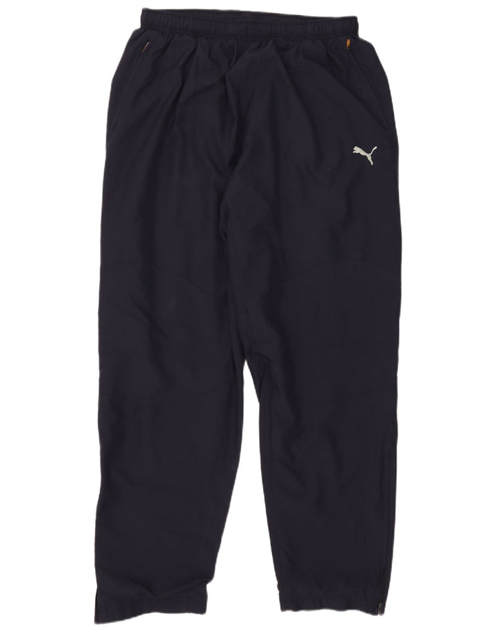 Calça de treino masculina Puma XL azul marinho poliéster