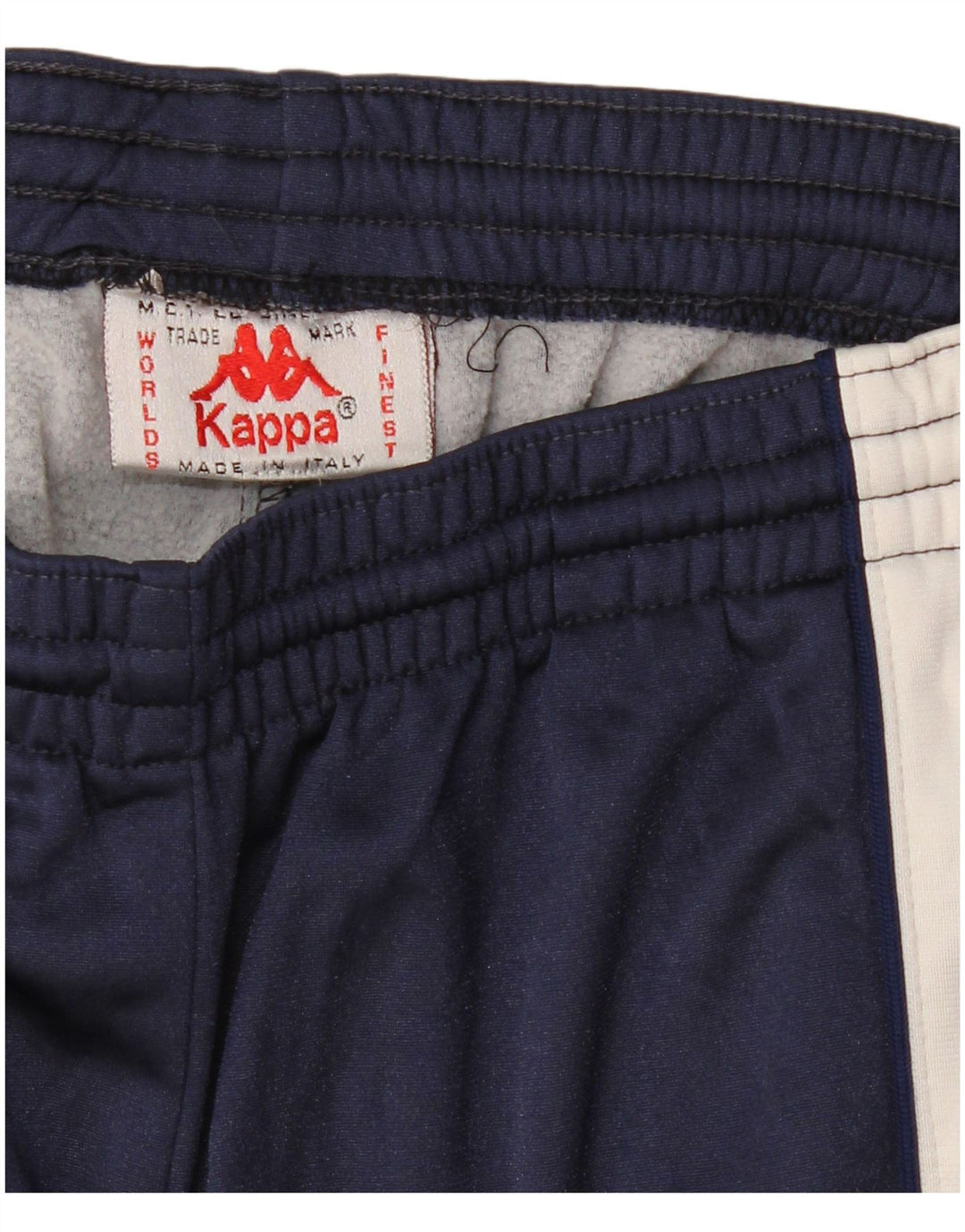 Kappa Mens Graphic Tracksuit Calças Joggers Médio Azul Marinho Colourblock