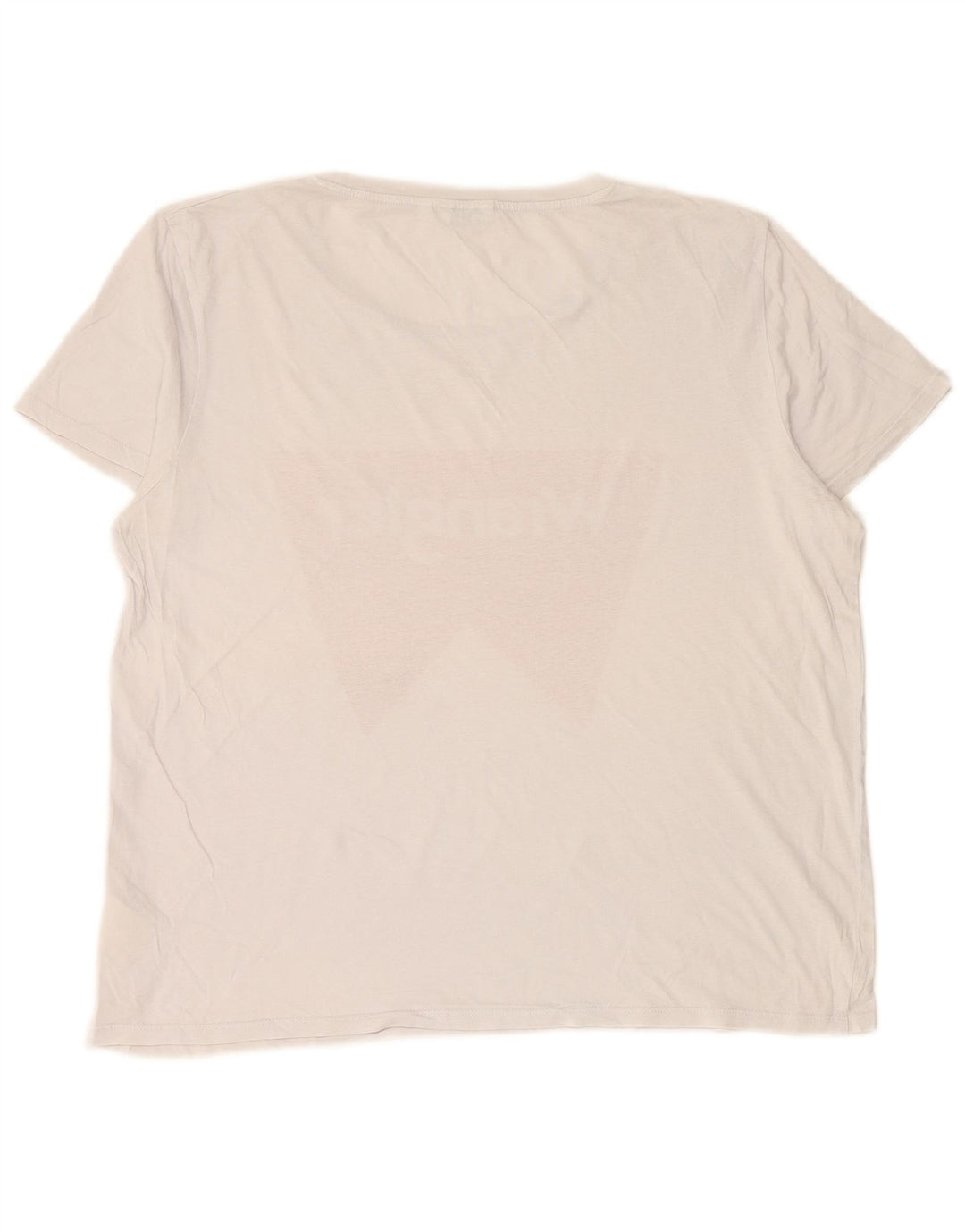 Camiseta feminina grande com estampa WRANGLER Reino Unido 18 XL algodão branco