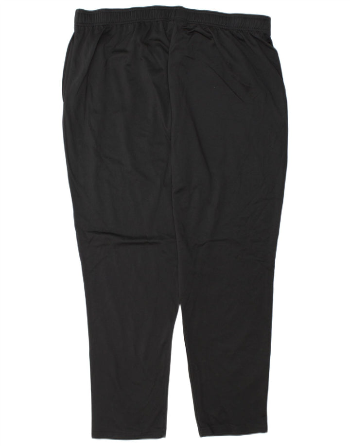 Calças de treino masculinas Adidas UK 51/54 2XL poliéster preto