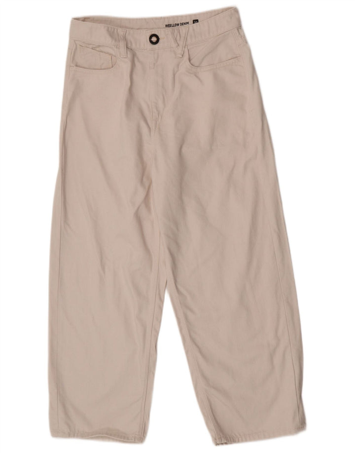 Calça jeans masculina Volcom W30 L25 algodão branco