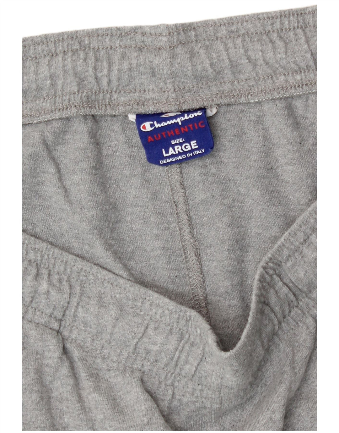 Shorts esportivos gráficos masculinos Champion grandes cinza