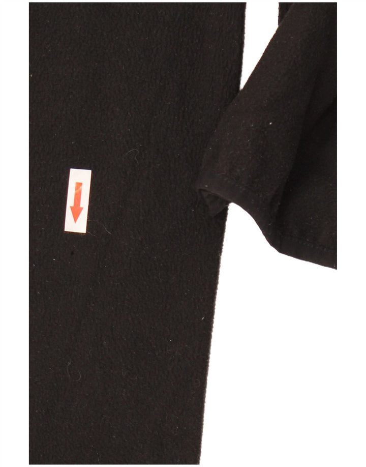 Suéter de lã masculino The North Face com zíper e gola 2XL poliéster preto