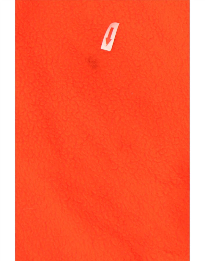 Adidas Mens Fleece Jacket UK 38 Médio Laranja Poliéster