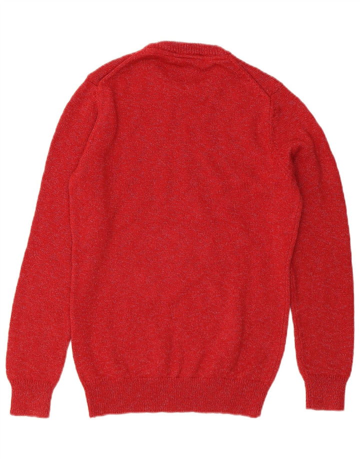 Suéter masculino LYLE & SCOTT com gola redonda XS de algodão vermelho