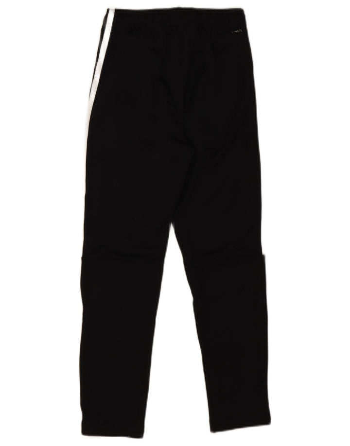 Calças de treino Adidas Boys 9-10 anos pequenas poliéster preto