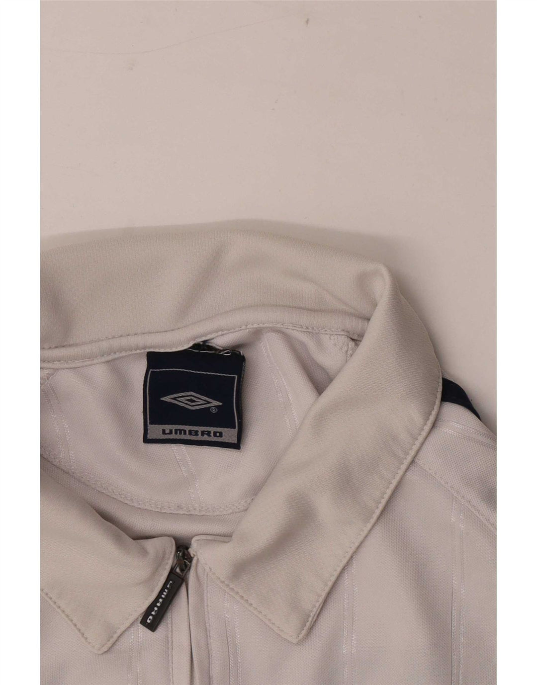 Camisa polo masculina Umbro médio branco colorblock