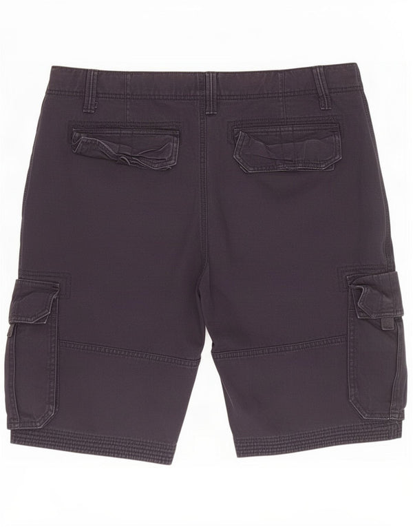 Shorts cargo masculino Fat Face XL W38 algodão azul marinho