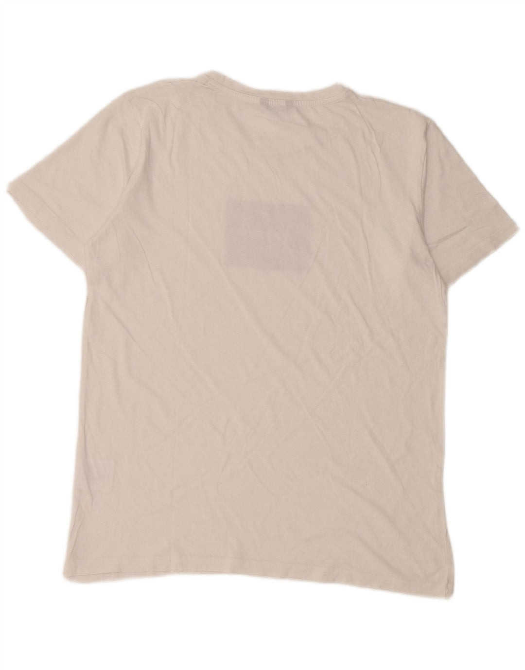 Camiseta gráfica masculina Carrera Top médio algodão branco
