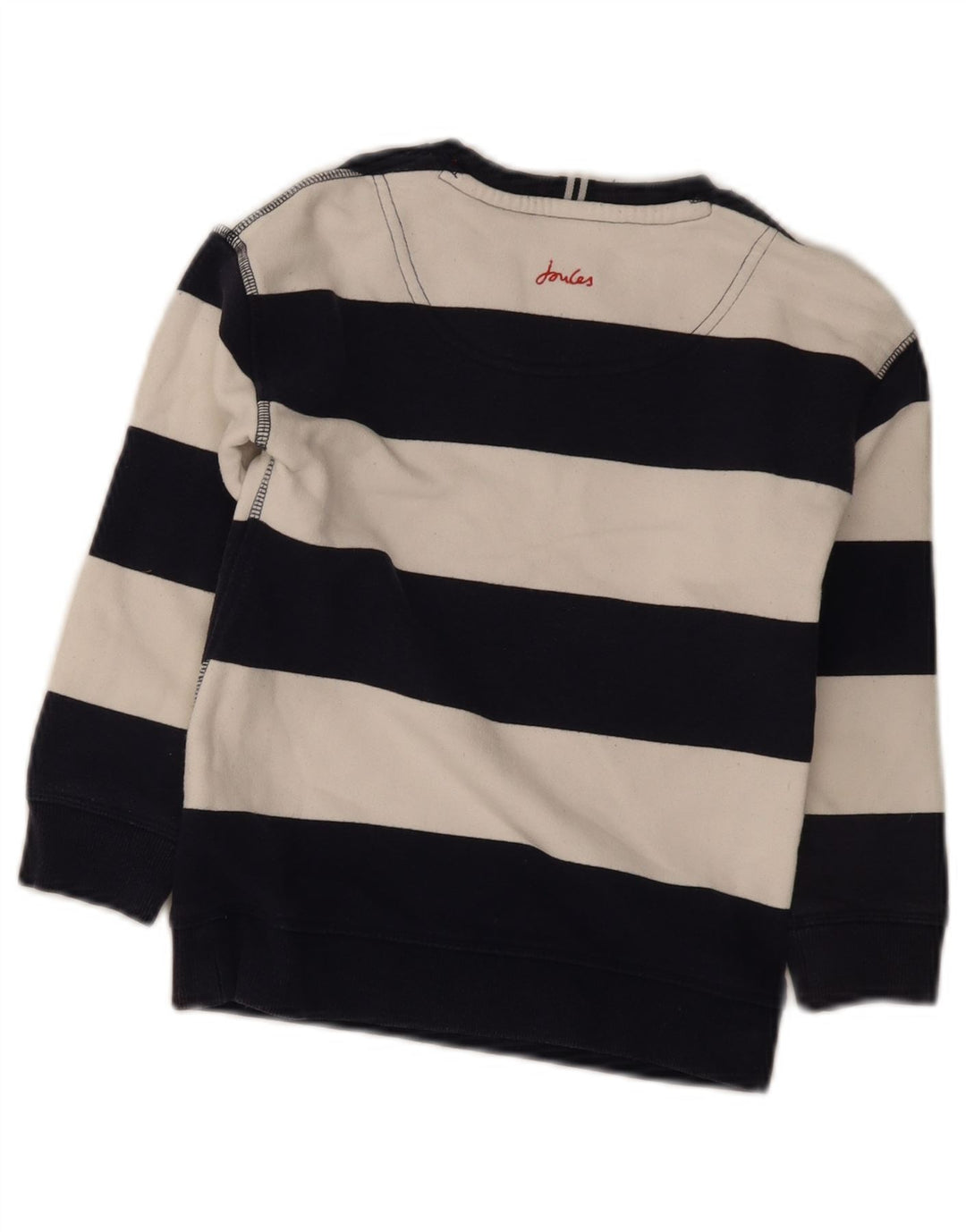 Joules Meninos Moletom Jumper 7-8 Anos Azul Marinho Listrado
