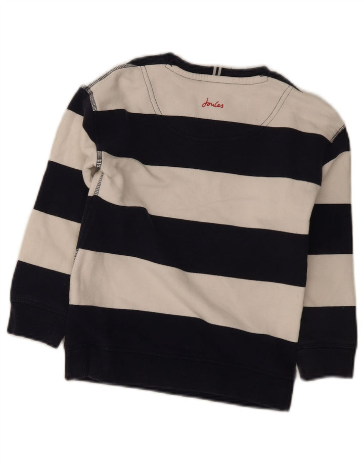 Joules Meninos Moletom Jumper 7-8 Anos Azul Marinho Listrado
