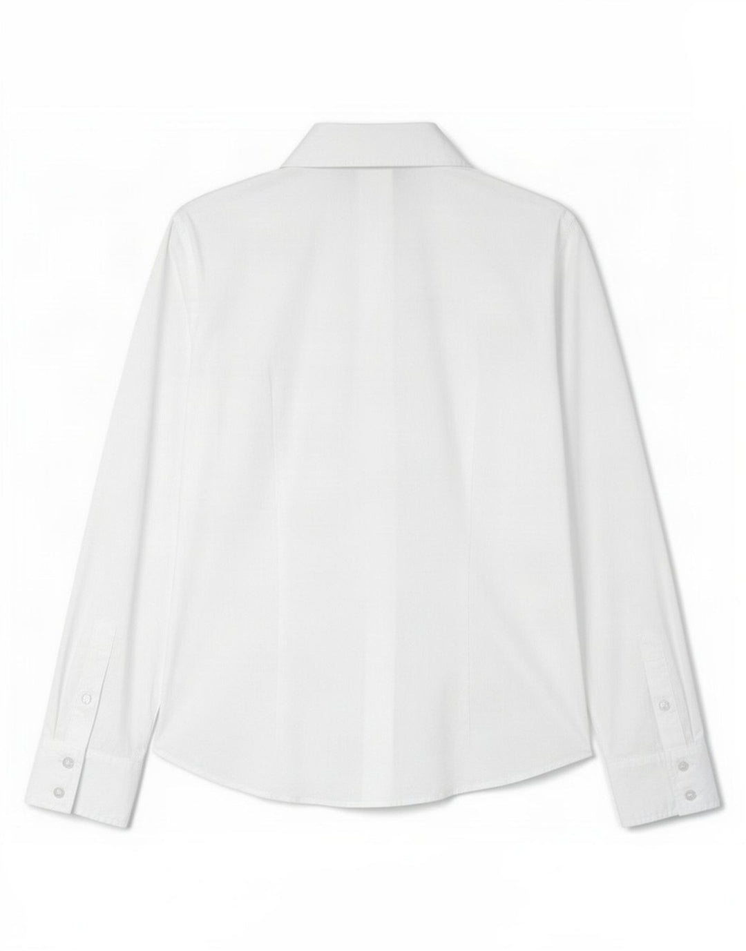 Max Mara Camisa Feminina UK 14 Médio Branco