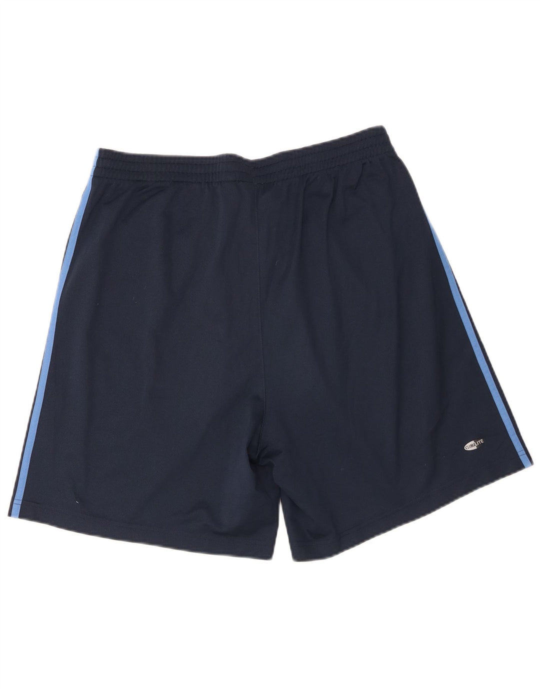Shorts esportivos masculinos Adidas Climalite grandes poliéster azul marinho