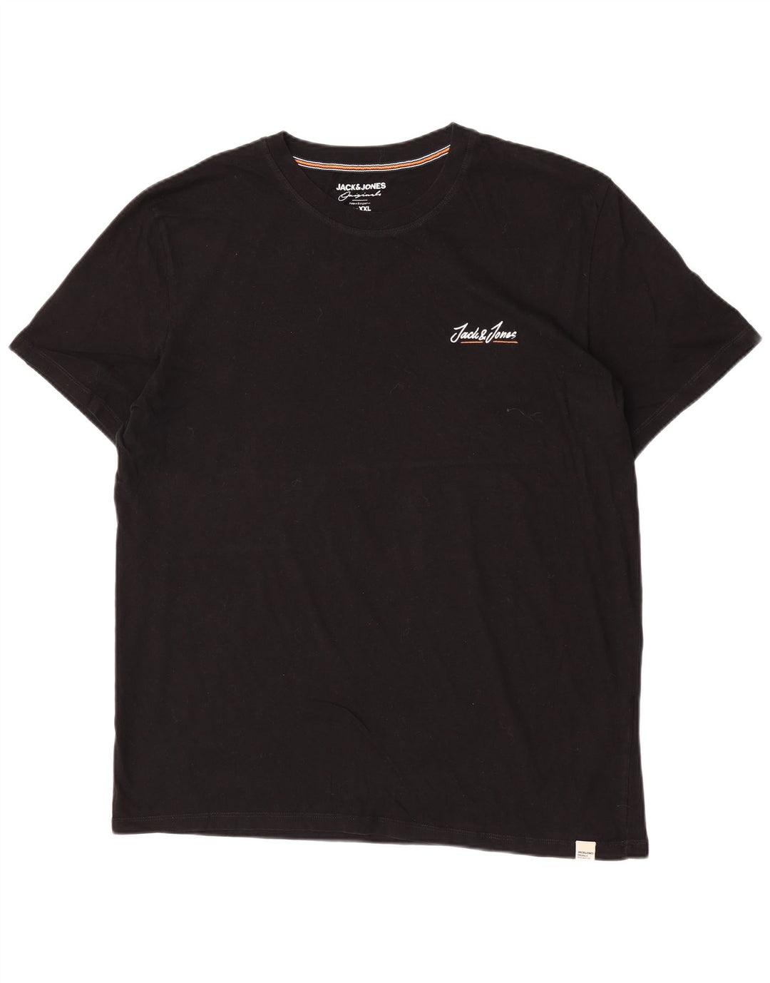 Camiseta masculina Jack & Jones Top 2XL algodão preto