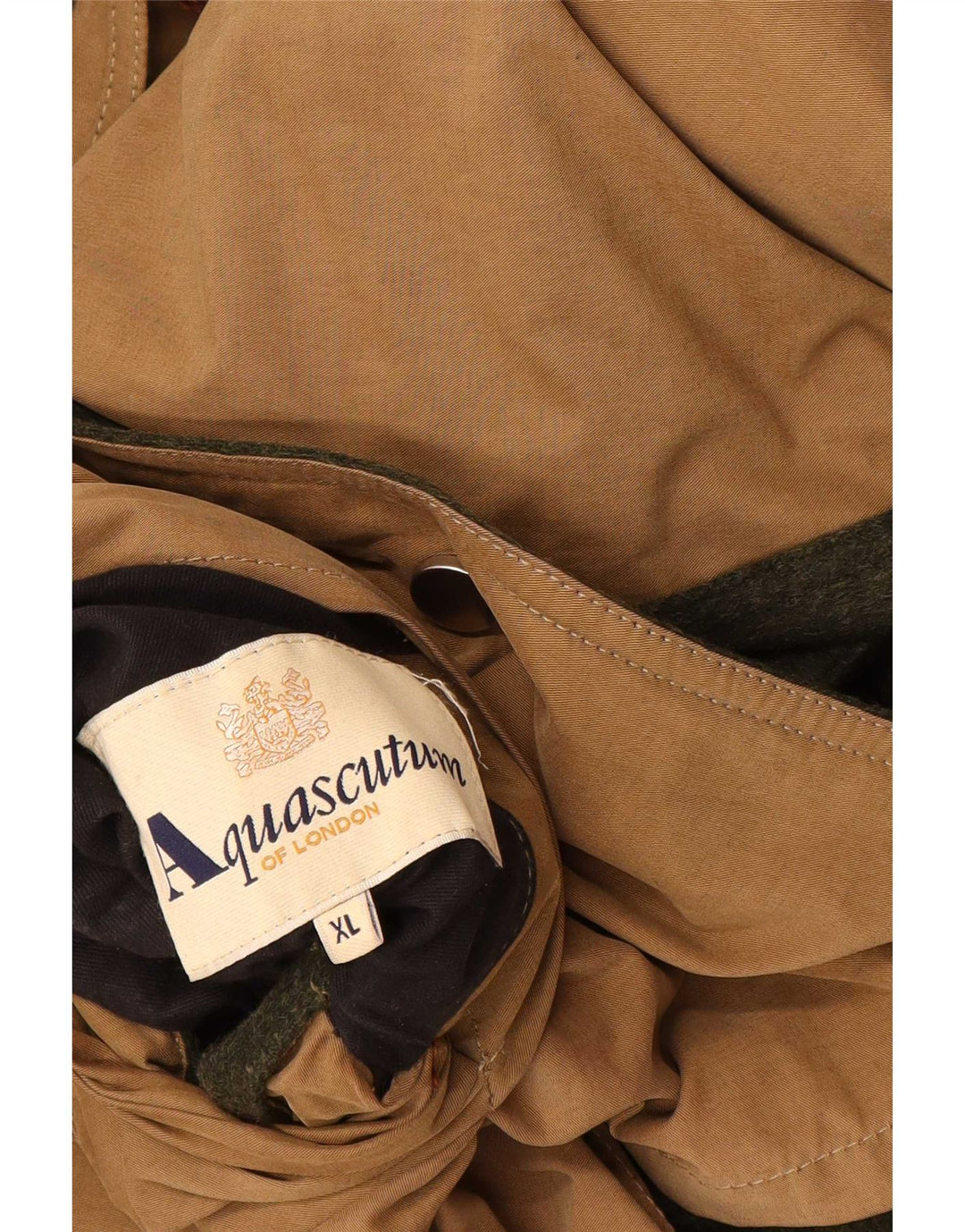 Sobretudo reversível masculino Aquascutum UK 42 XL verde