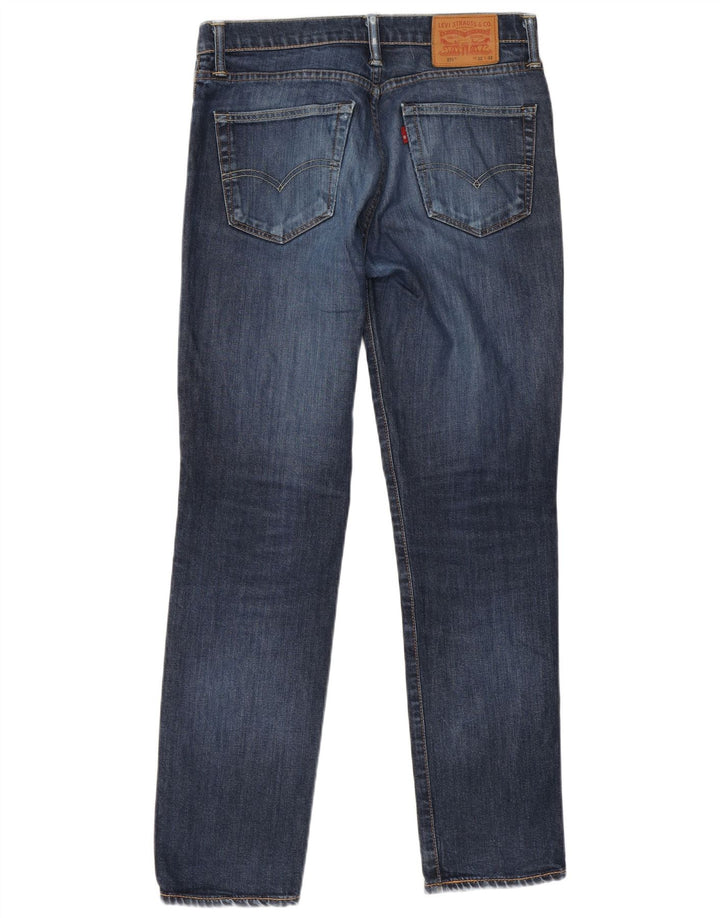 Levi's Masculino 511 Slim Jeans W32 L32 Azul Marinho Algodão