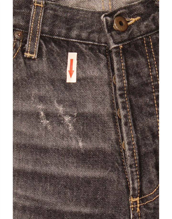 Calça jeans reta masculina Roy Rogers W32 L35 algodão cinza