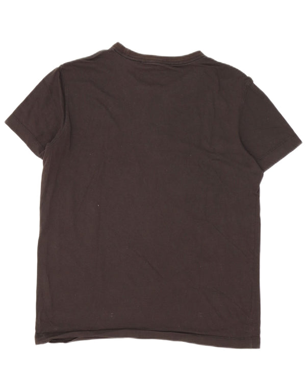 Calvin Klein Jeans Camiseta masculina gráfica Top XL Preto