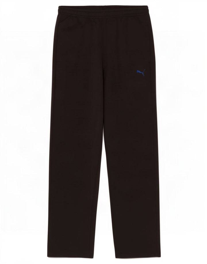 Calça de treino masculina Puma grande poliéster preto