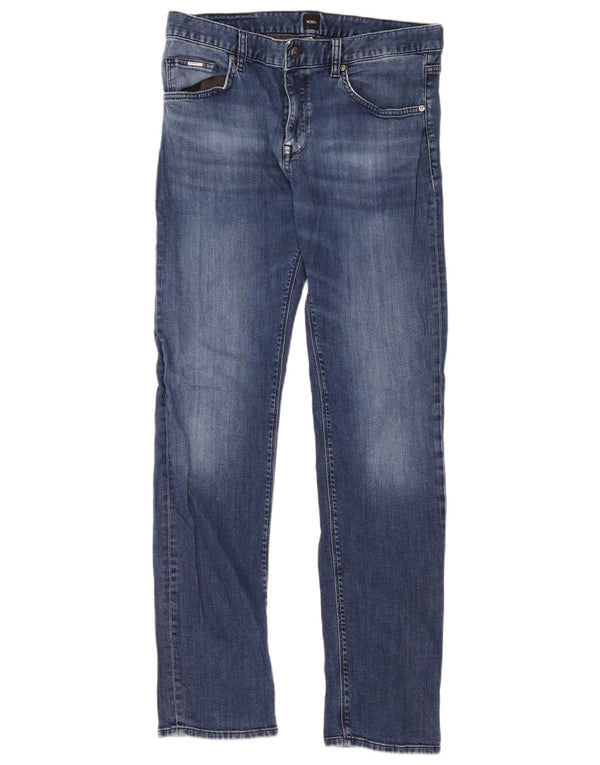 Hugo Boss Masculino Jeans Slim W34 L32 Azul