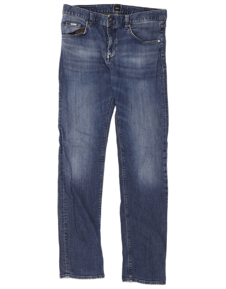 Hugo Boss Masculino Jeans Slim W34 L32 Azul
