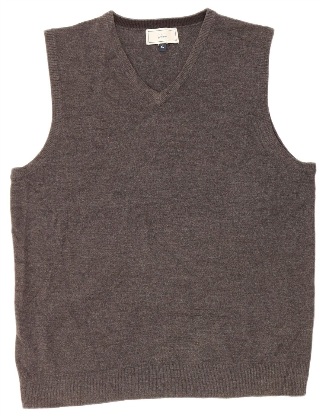 Regata masculina John Lewis com colete XL cinza acrílico