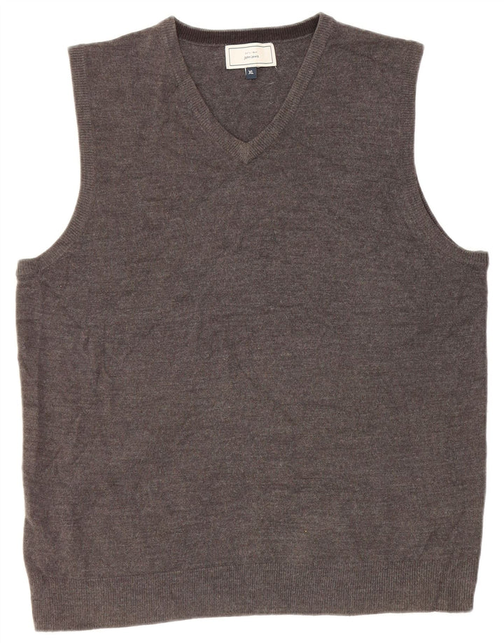 Regata masculina John Lewis com colete XL cinza acrílico