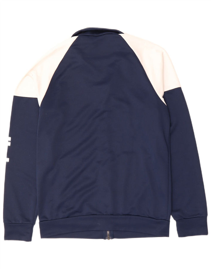 Adidas Mens Tracksuit Top Jacket UK 38/40 Médio Azul Marinho Colorblock