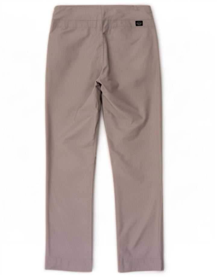 Calça feminina Dockers reta casual W32 L29 cinza