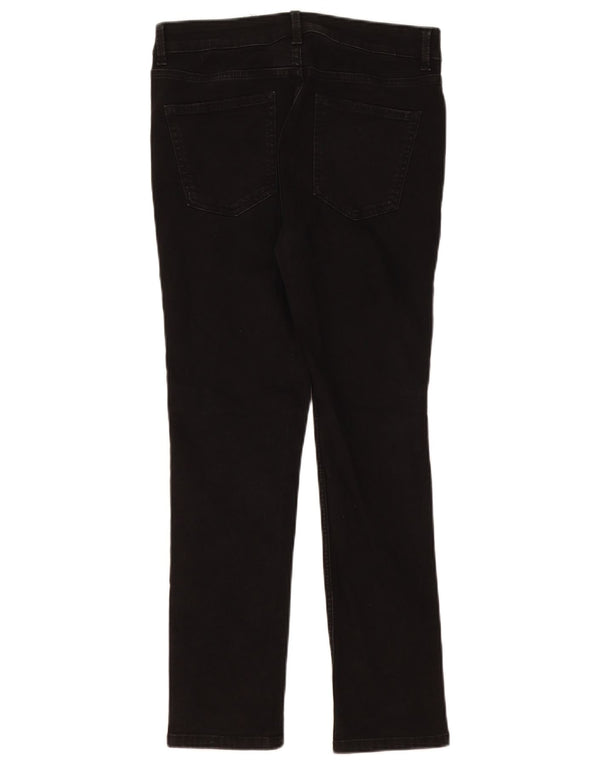 Marks & Spencer Feminino The Lily Slim Jeans Reino Unido 12 Médio W30 L27 Preto