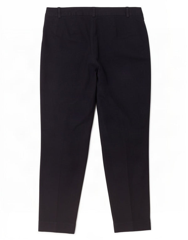 Calça feminina Marks & Spencer Reino Unido 12 médio W30 L26 azul marinho