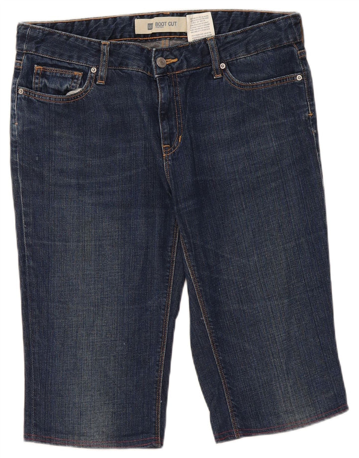 Shorts jeans feminino Gap W30 algodão azul médio