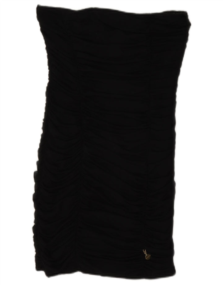 Vestido bodycon sem alças feminino Phard Reino Unido 8 pequeno preto