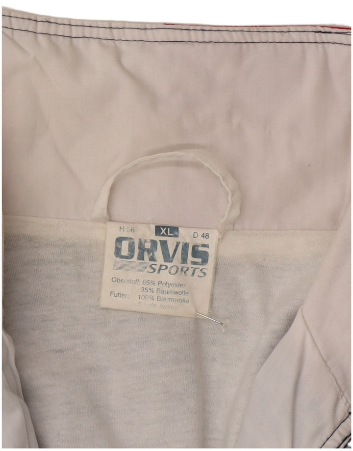 Orvis Mens Treino Top Jacket XL Azul Marinho Colourblock Poliéster