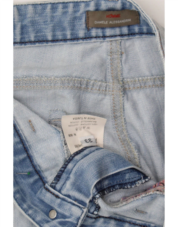 DANIELE ALESSANDRINI Womens Slim Jeans W33 L35 Blue Cotton Vintage Daniele Alessandrini and Second-Hand Daniele Alessandrini from Messina Hembry 
